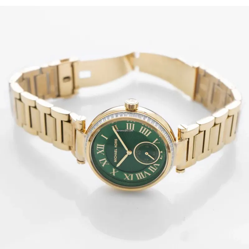 Michael Kors Skylar Emerald Green Dial Ladies Watch MK6065 Watch Shop BD